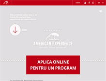 Tablet Screenshot of americanexperience.ro